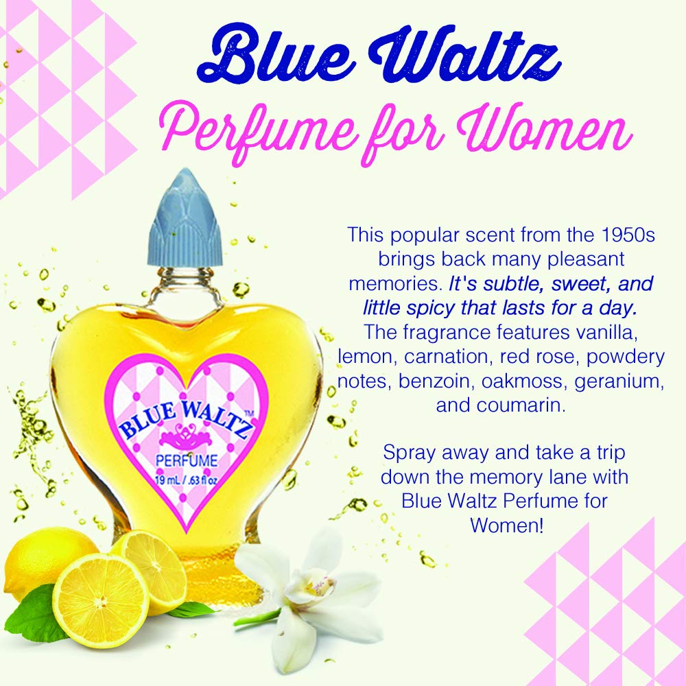Clubman Blue Waltz Perfume for Women 0.63 oz Perfume Classic, 3 pack - Image 3