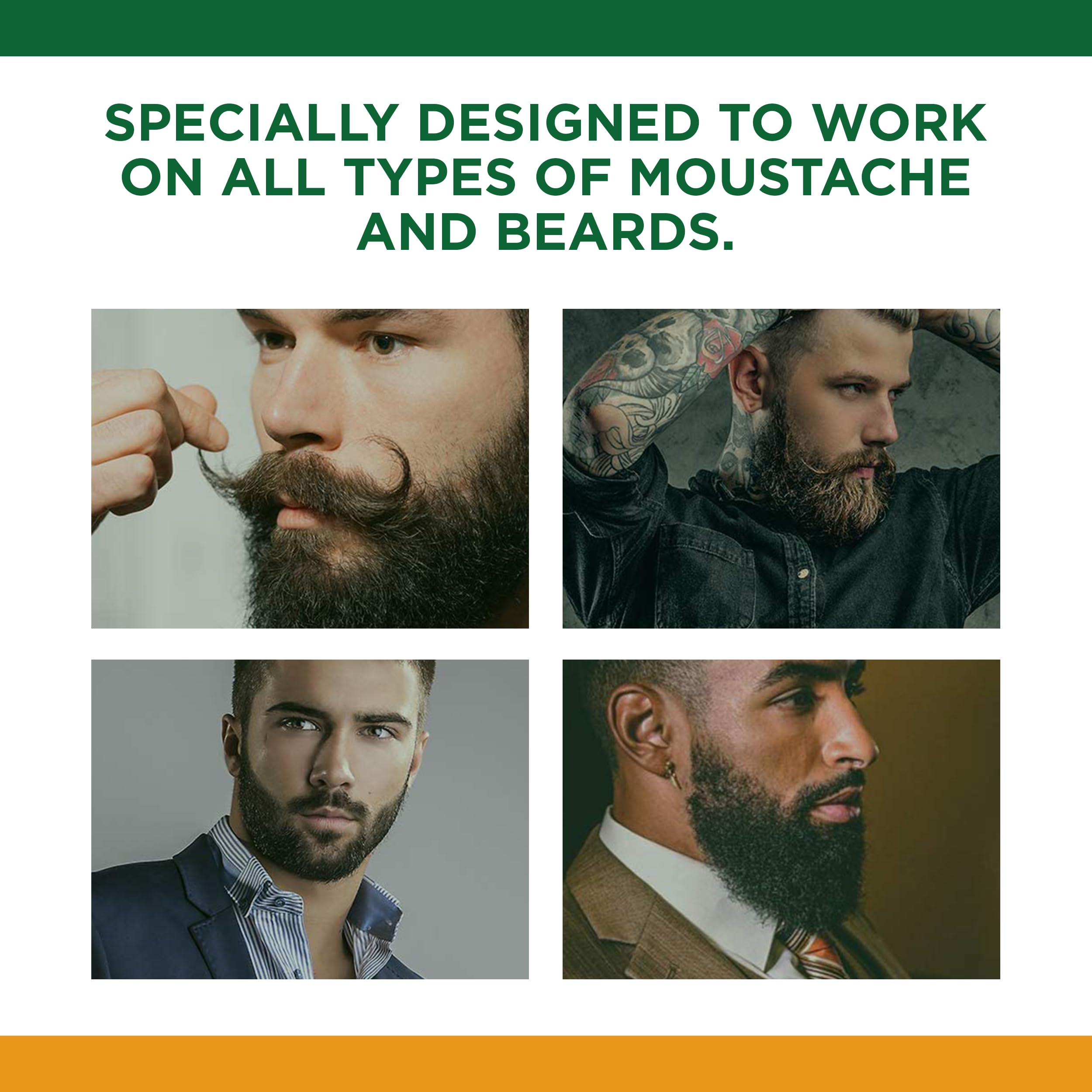 Clubman Pinaud Moustache Wax with Free Brush/Comb Applicator Brown, 0.5 Ounce - Image 5