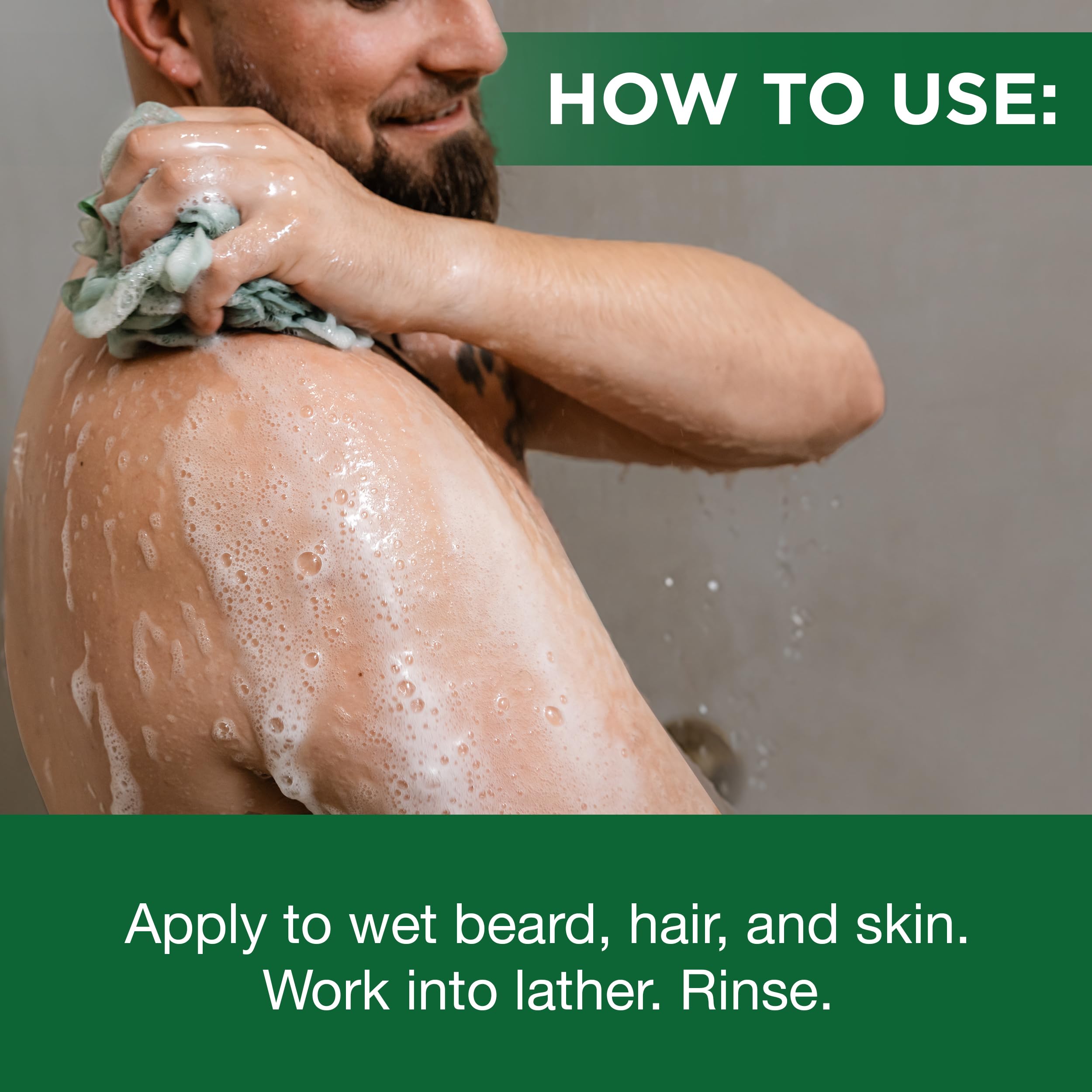 Clubman Pinaud Beard and Body Wash – Refreshing Beard Wash & Dual-Purpose Cleanser for Beard and Skin, Men’s Aftershave, 14.5 fl oz - Image 5