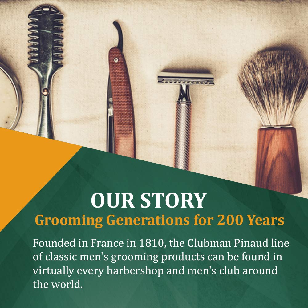 Clubman Pinaud Beard Oil for Men – Balanced Moisture for Facial Hair & Skin, Softens & Nourishes Beard, 1 oz - Image 6