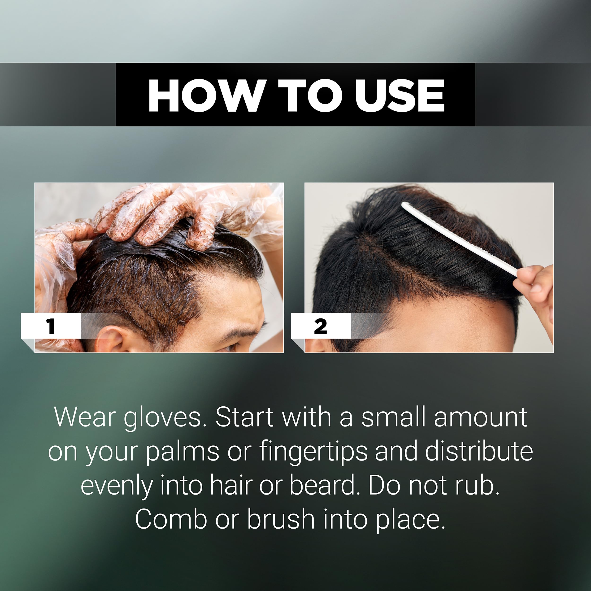 Clubman Pinaud Black Styling Gel - Grey-Free Hair Gel for Men, Instant Touch-Up White Hair Coverage & Flexible Hold, Unscented, 3 fl oz - Image 5