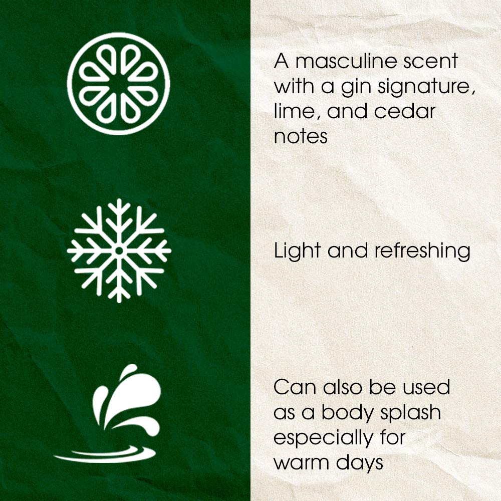 Clubman Pinaud Gent’s Gin After Shave Lotion – Masculine Scent with Gin, Lime & Cedar Notes, Refreshing Aftershave for Men, 6 oz - Image 3